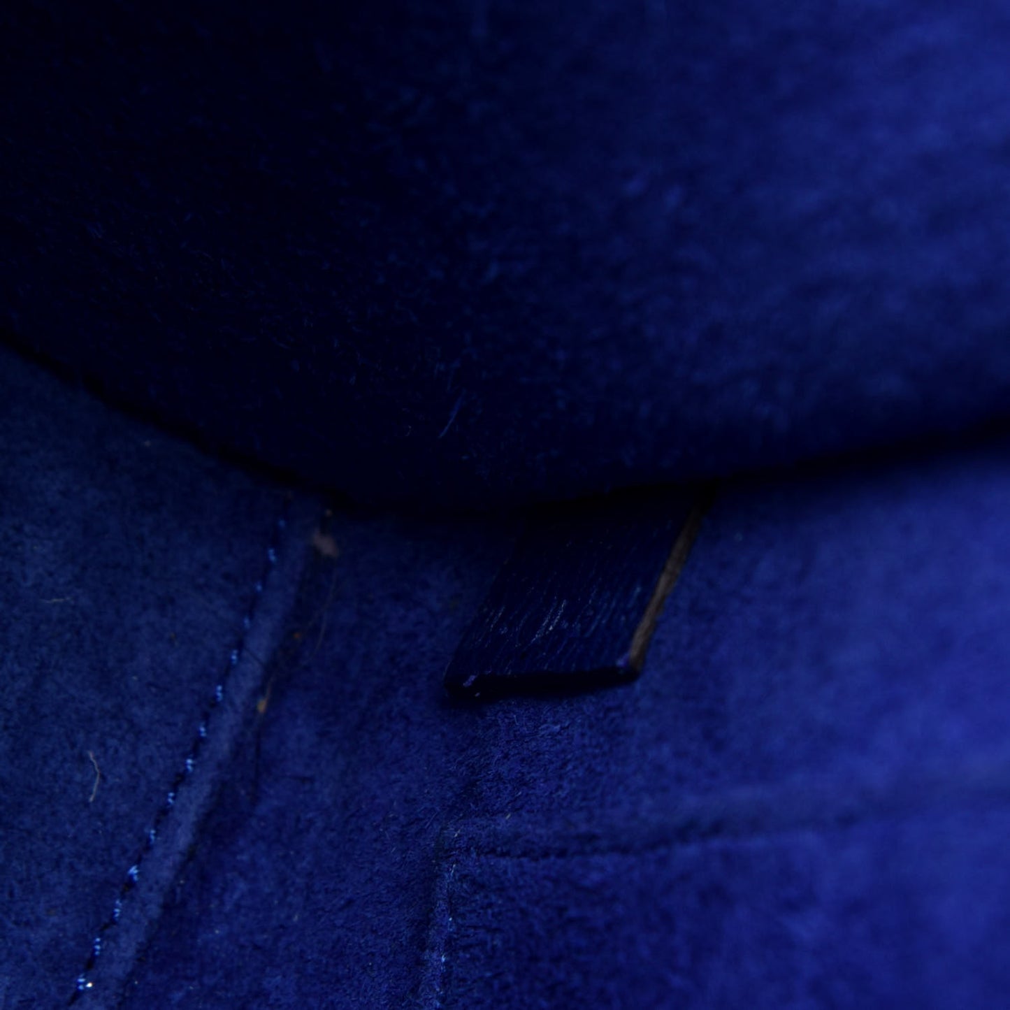 Drummed Calfskin Nano Luggage Indigo