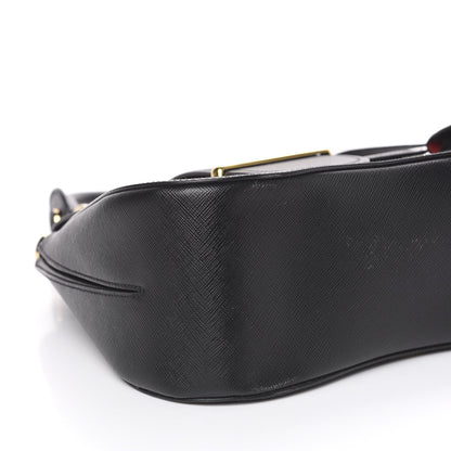 Prada Saffiano Lux Sidonie Top Handle Bag Black 7 of 9