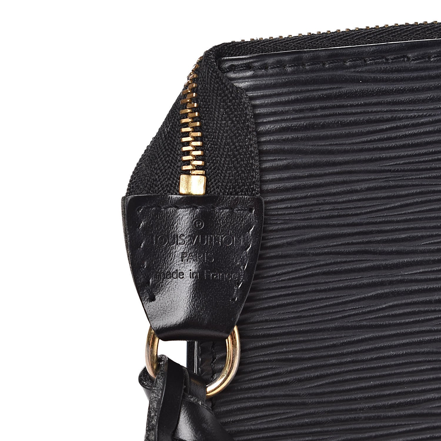 Louis Vuitton Epi Pochette Accessories 24 Black 7 of 13