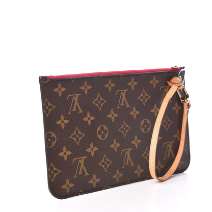 Louis Vuitton Monogram Neverfull MM GM Pochette Pivoine 3 of 8