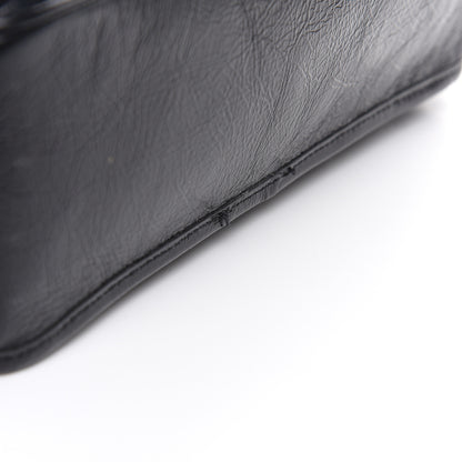 Saint Laurent Crinkled Calfskin Matelasse Monogram Medium Niki Chain Satchel Black 13 of 13