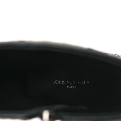 Louis Vuitton Velvet Monogram Silhouette Ankle Boots 38 Black Green 7 of 8