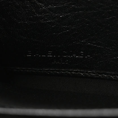 Balenciaga Agneau Classic Gold Hardware Continental Zip Around Wallet Black 6 of 6