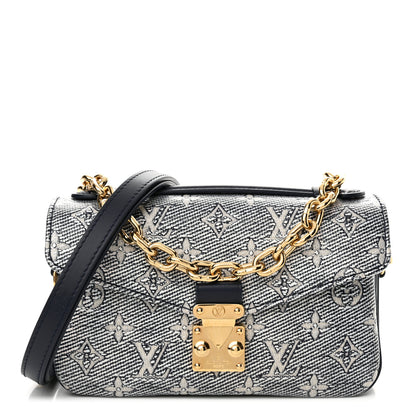 Louis Vuitton Monoglam Pochette Metis East West Blue 1 of 9