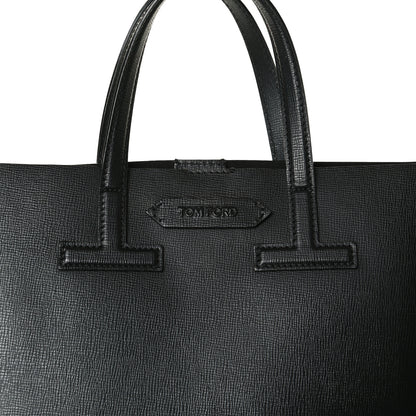 Tom Ford Saffiano Mini T Tote Black 8 of 16