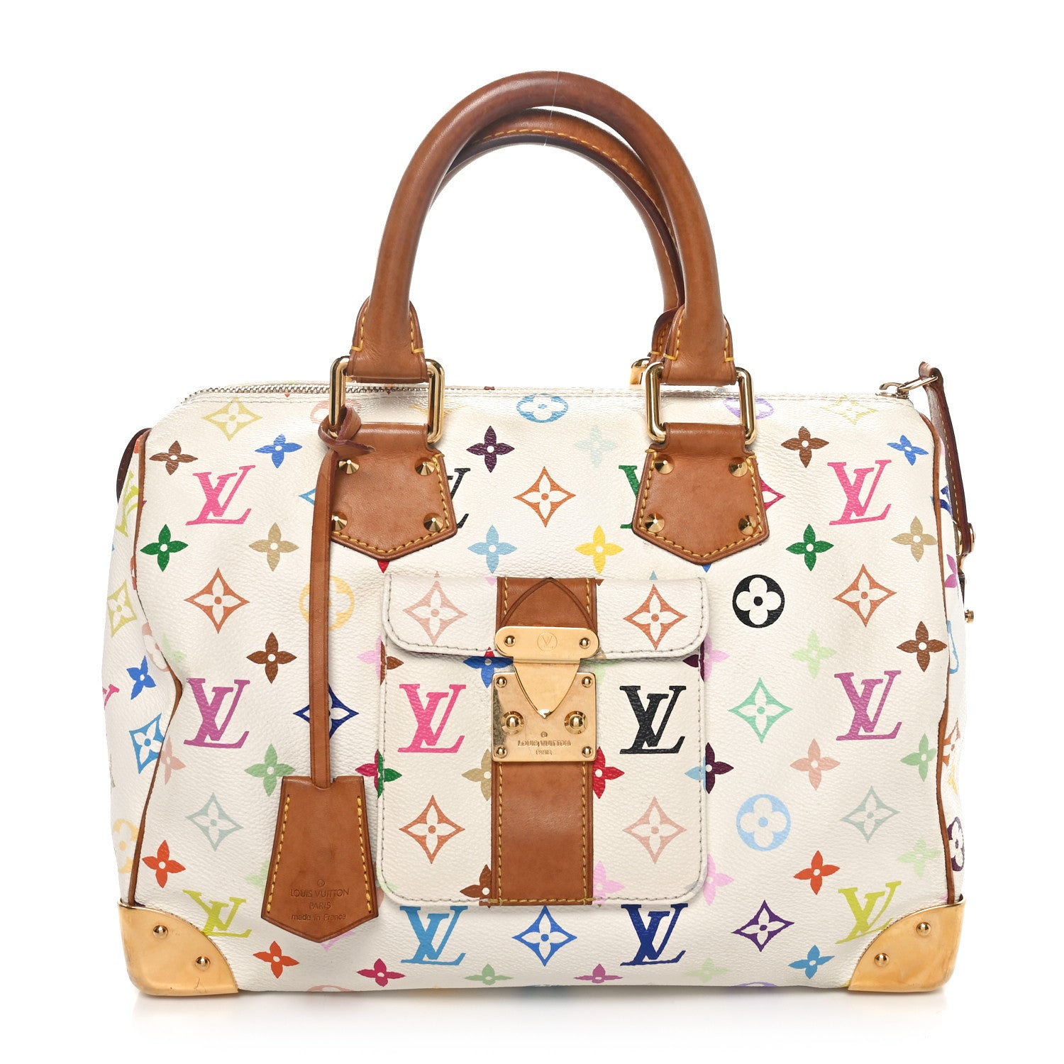 Louis Vuitton Monogram Multicolor Speedy 30 White 1 of 9
