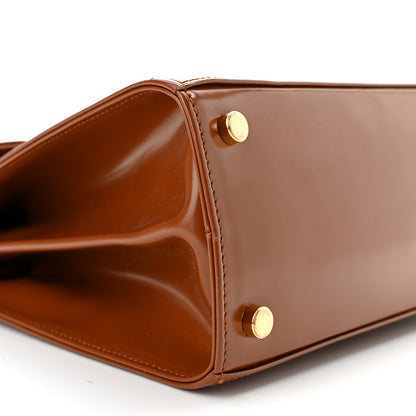 Salvatore Ferragamo Brushed Off Calfskin Small Iconic Top Handle Cuoio 9 of 13