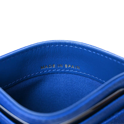 Chanel Caviar Quilted Card Holder Blue 8 of 9