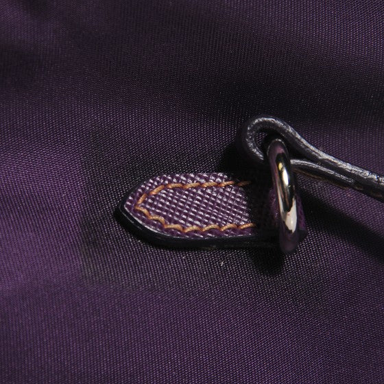 Prada Nylon Fiocco Bow Tote Viola 10 of 20