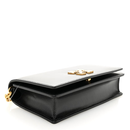 Off-White Calfskin Jitney 0.5 Shoulder Bag Black 4 of 9