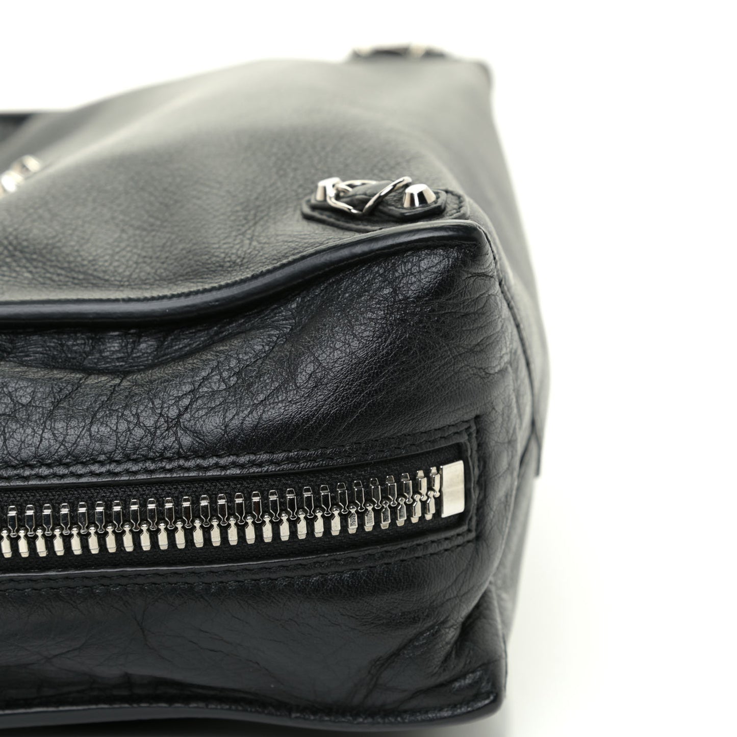 Veau Papier A6 Zip Around Tote Black