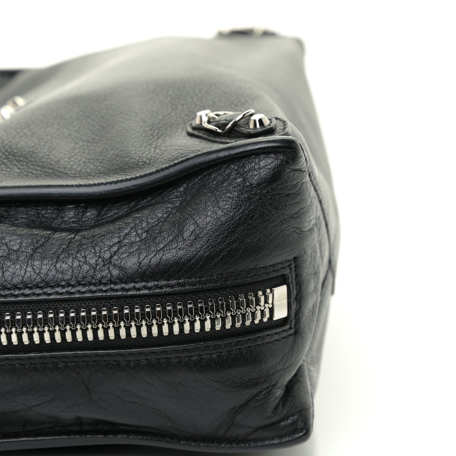 Balenciaga Veau Papier A6 Zip Around Tote Black 10 of 10