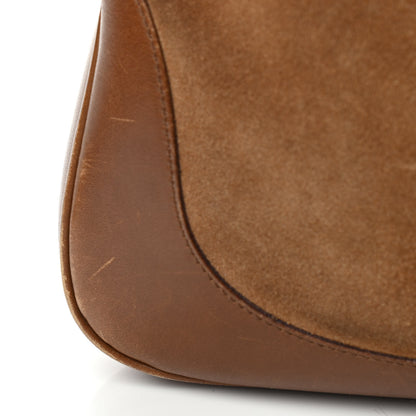 Gucci Suede Web Small Jackie O Hobo Light Brown 14 of 20