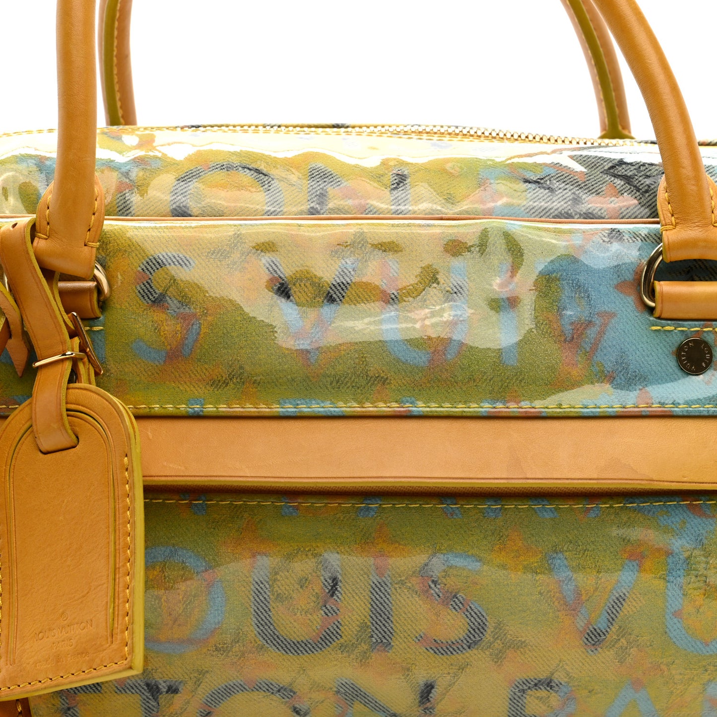 Monogram Pulp Defile Weekender PM Yellow