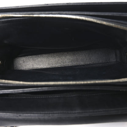 Chanel Lambskin Chevron Stitched Medium Envelope Flap Black 5 of 10