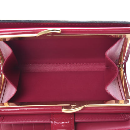 Louis Vuitton Vernis French Purse Wallet Rose Indien 6 of 8