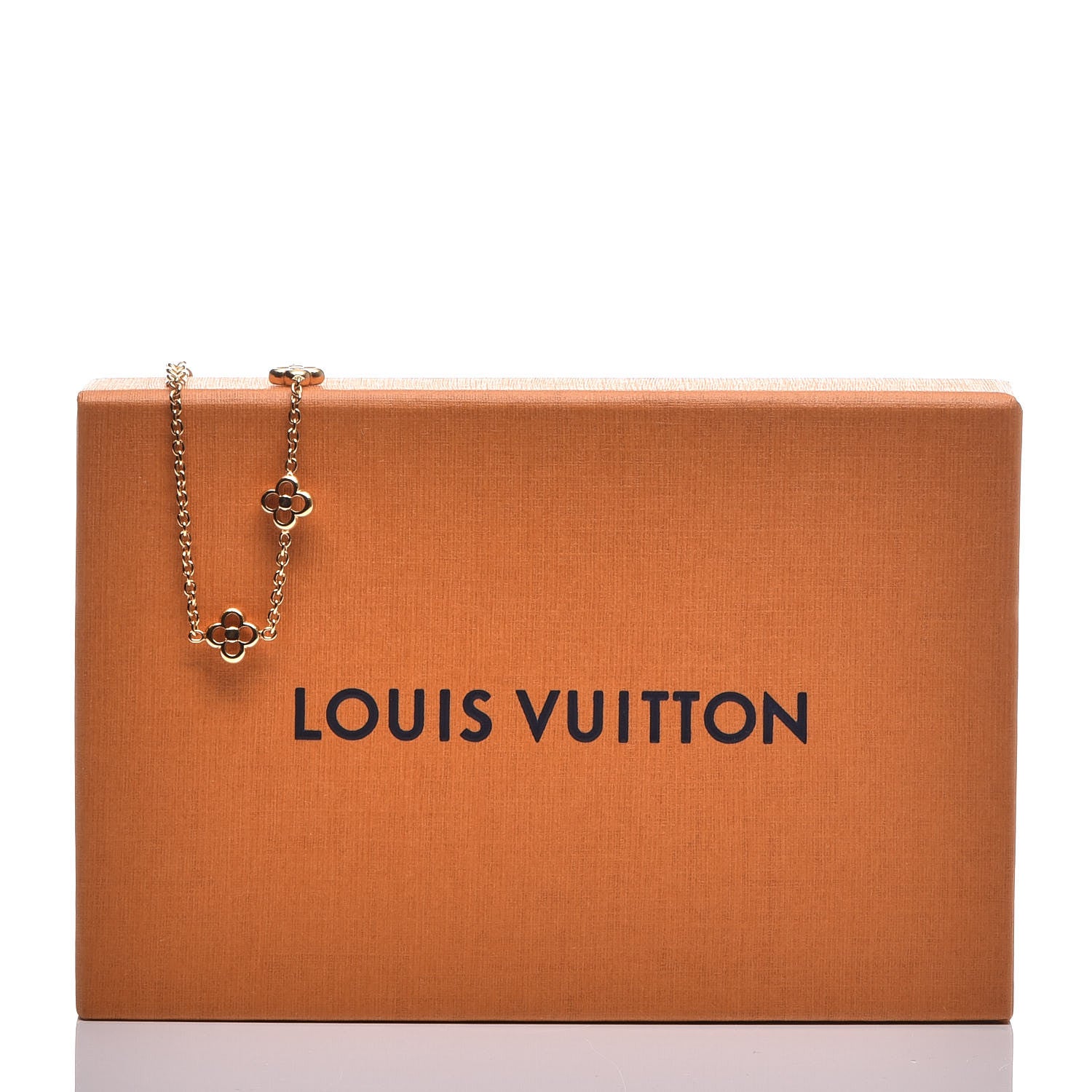 Louis Vuitton Brass Flower Full Bracelet Gold 6 of 6