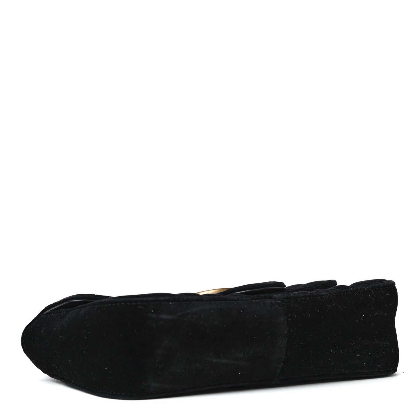 Velvet Matelasse Mini GG Marmont Shoulder Bag Black