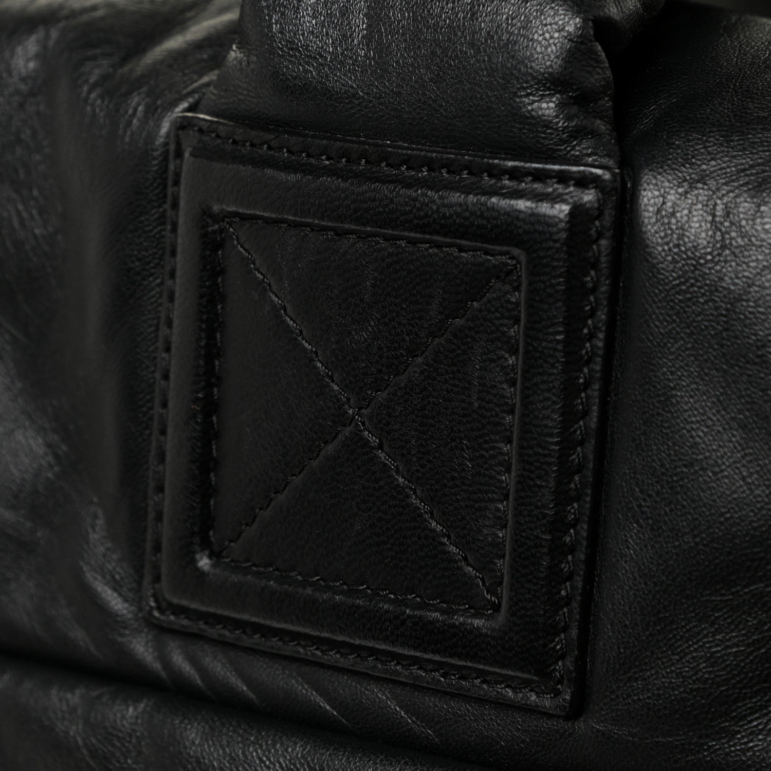 Chanel Lambskin Quilted Medium Coco Cocoon Reversible Tote Black 17 of 19