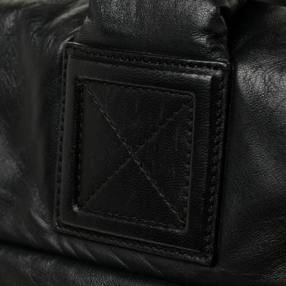 Chanel Lambskin Quilted Medium Coco Cocoon Reversible Tote Black 17 of 19