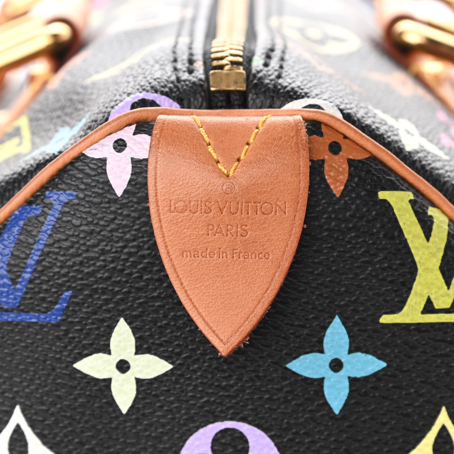 Louis Vuitton Monogram Multicolor Speedy 30 Black 6 of 9
