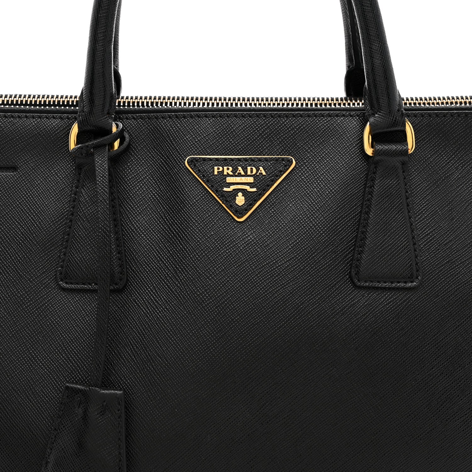 Prada Saffiano Lux Large Galleria Double Zip Tote Black 1921462