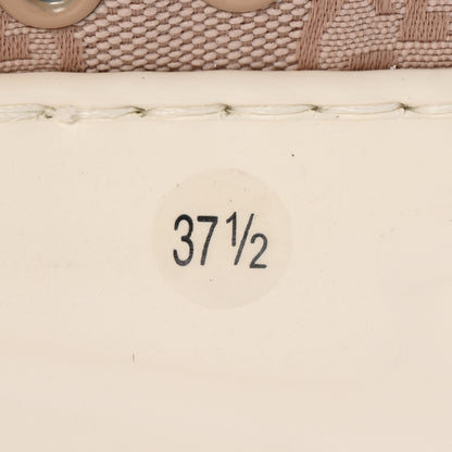 Gucci New Canvas GG Monogram Womens Tennis 1977 High Top 55mm Platform Sneakers 37.5 Skin Rose Dark Skin Rose 8 of 11