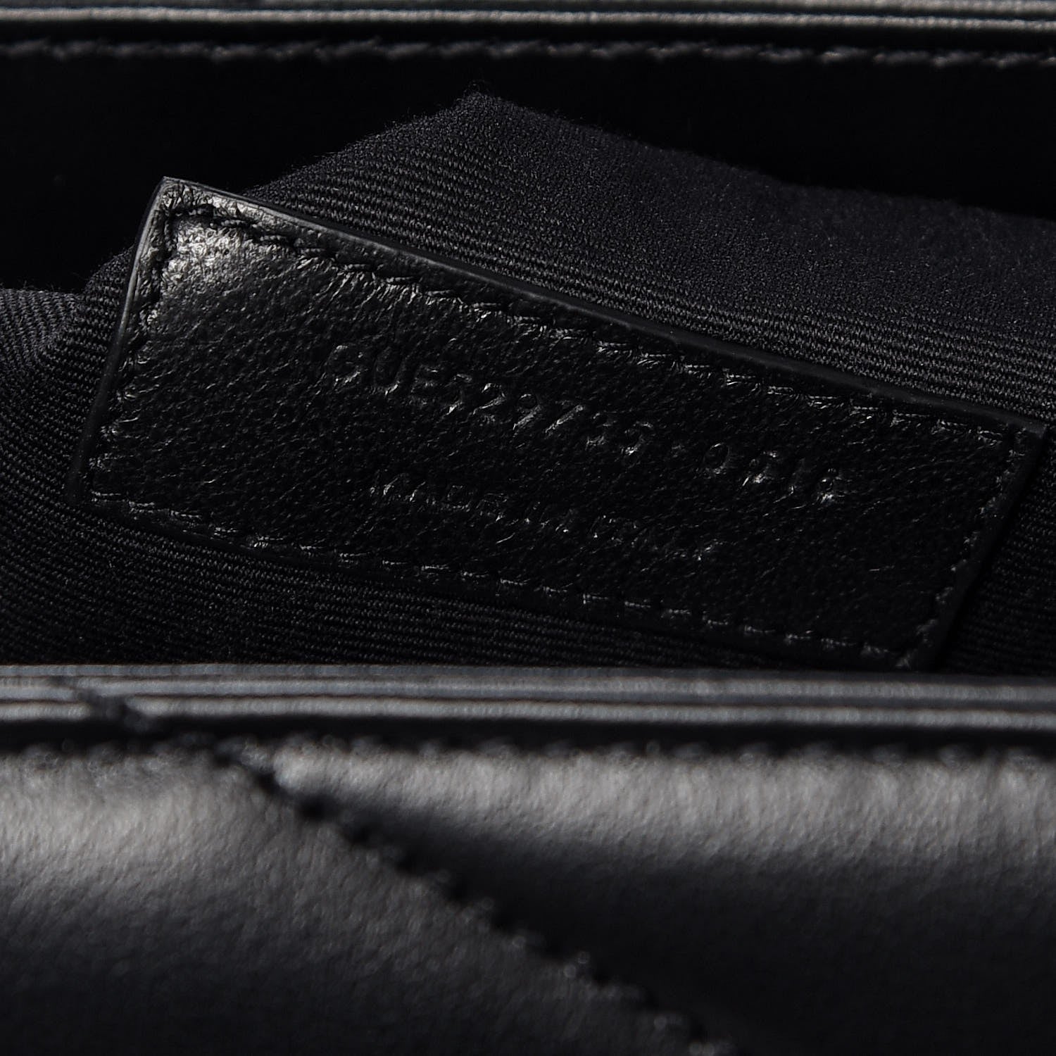 Saint Laurent Calfskin Y Quilted Monogram Medium Loulou Satchel Black 10 of 12