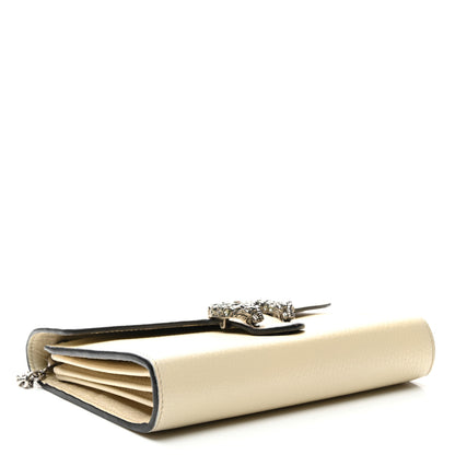 Gucci Dollar Calfskin Mini Dionysus Chain Wallet Mystic White 4 of 11
