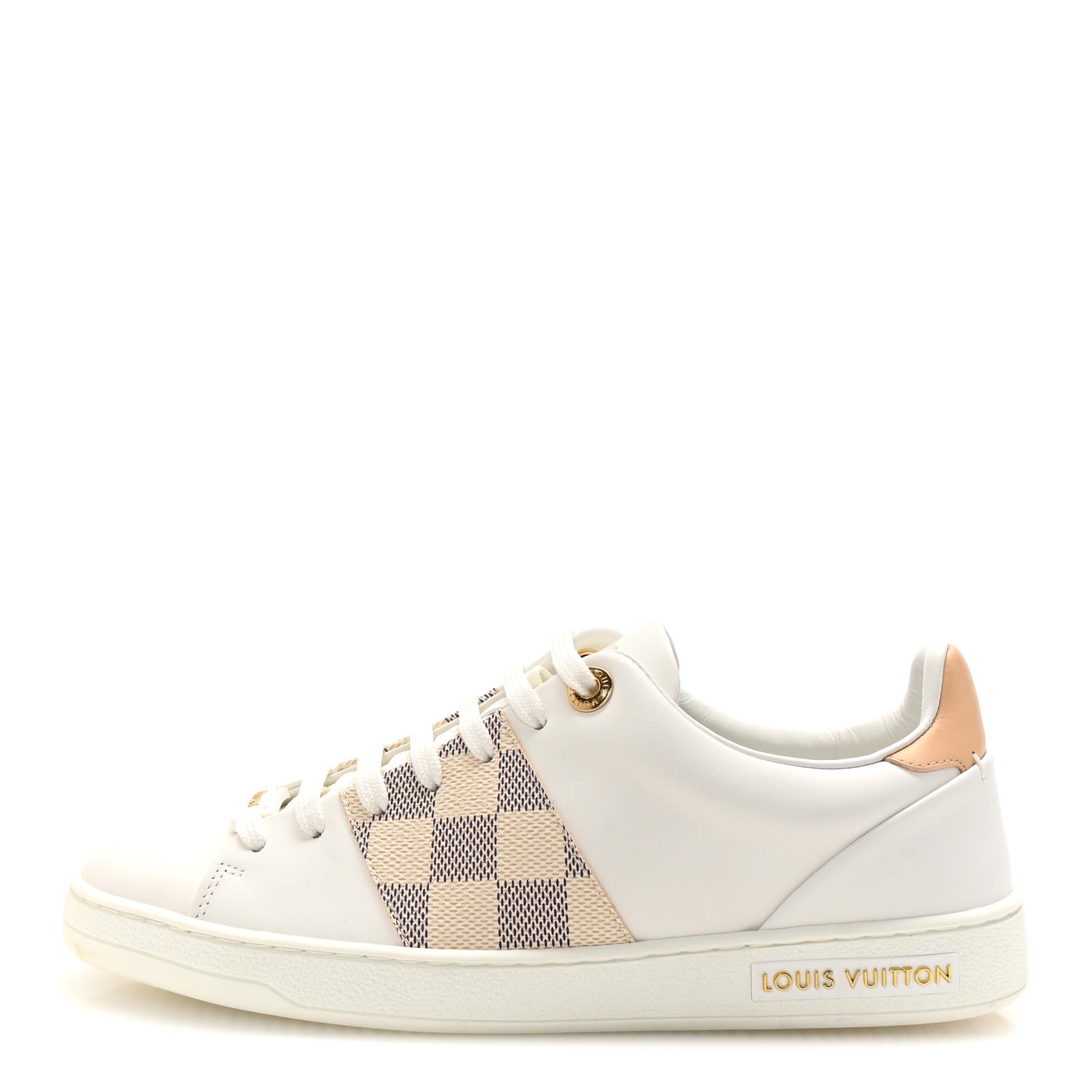 Louis Vuitton Damier Azur Front Row Sneaker 36 White 1 of 9