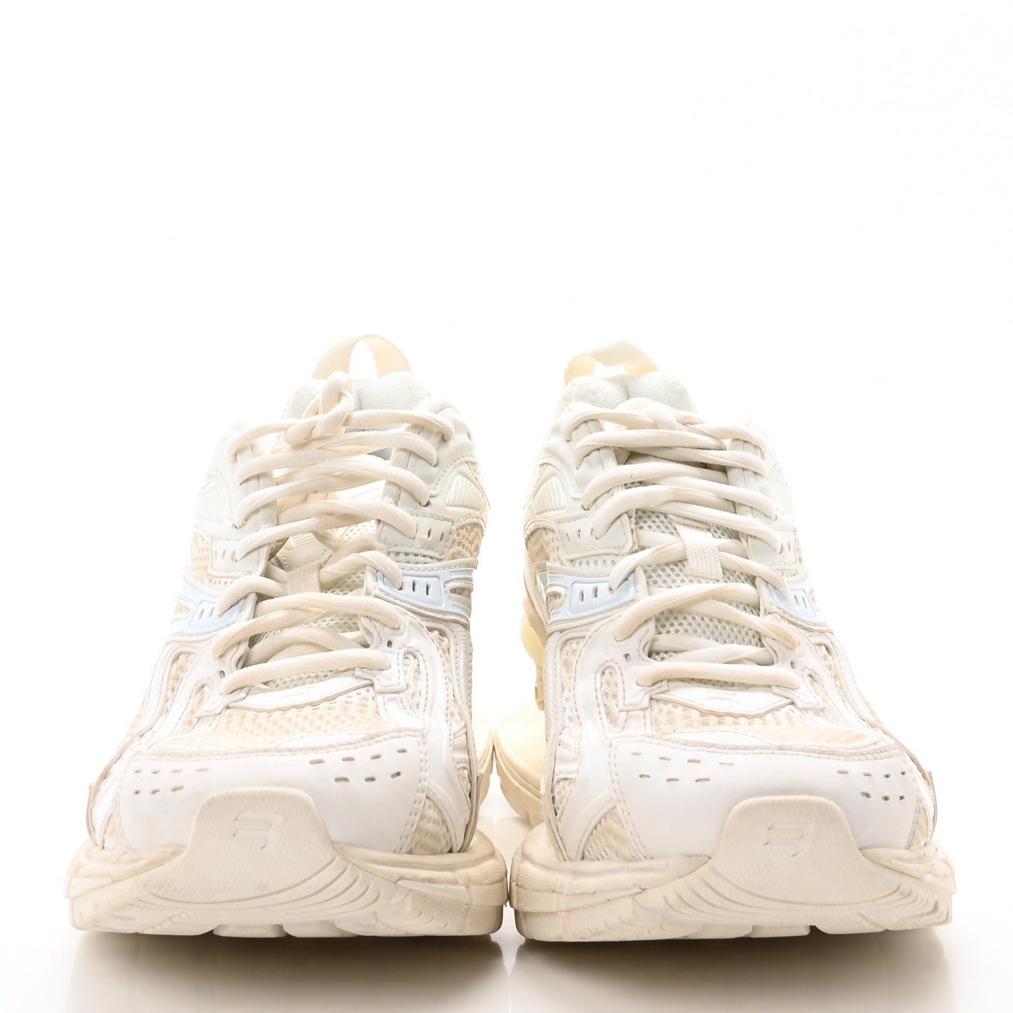 Mesh Rubber X-Pander Sneakers 39 White