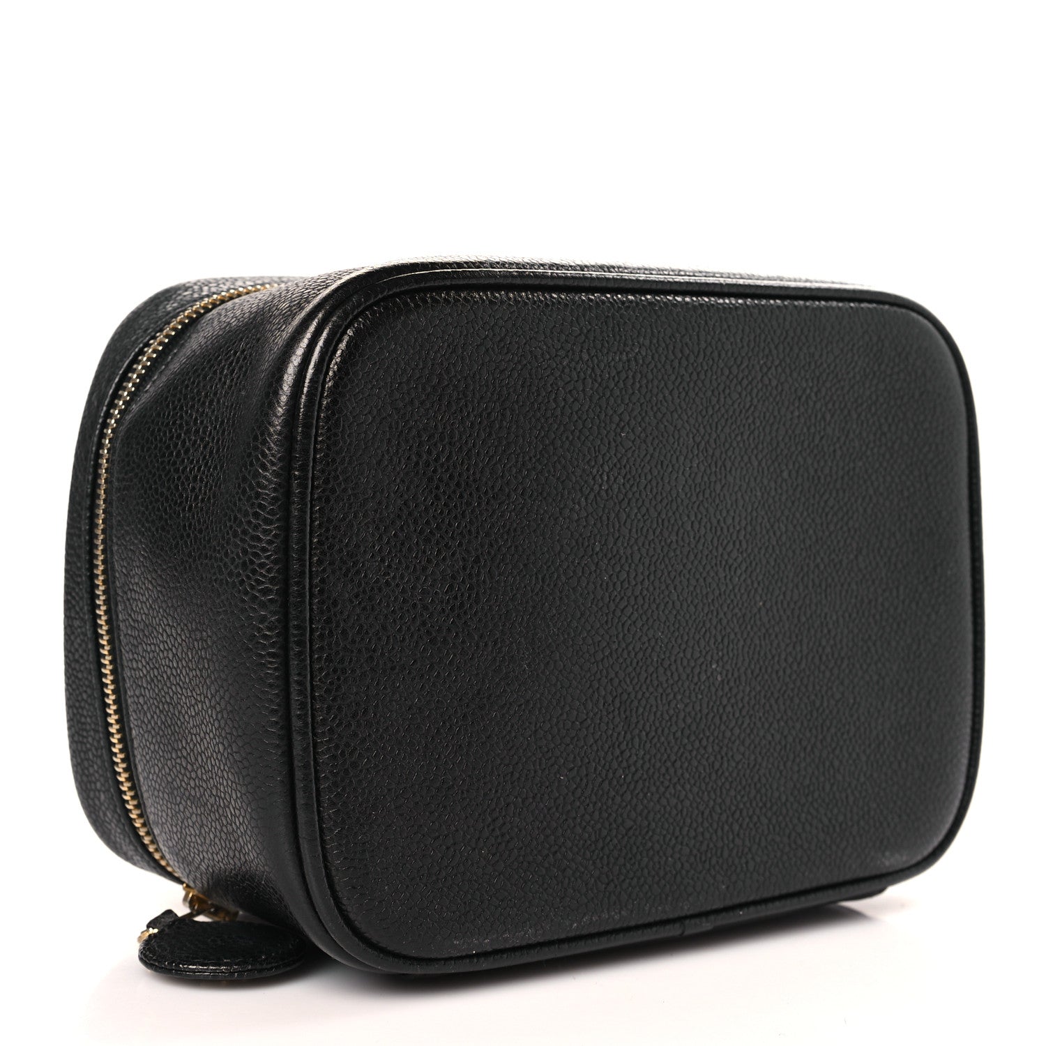 Chanel Caviar CC Vanity Cosmetic Case Black 4 of 10
