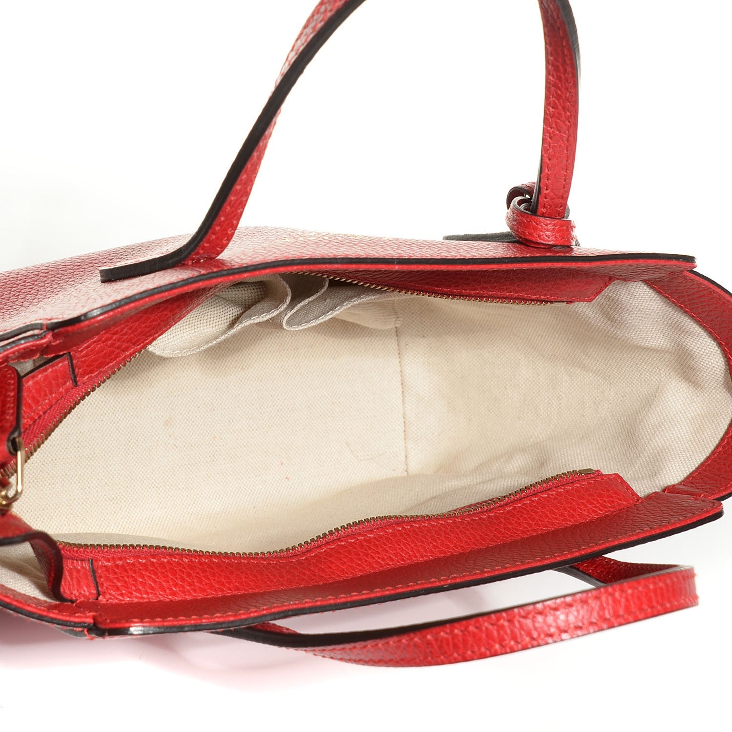 Gucci Dollar Calfskin MIni Swing Top Handle Bag Tabasco 5 of 8