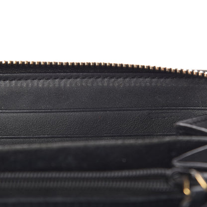 Saint Laurent Calfskin Classic Y Ligne Zip Around Wallet Black 9 of 12