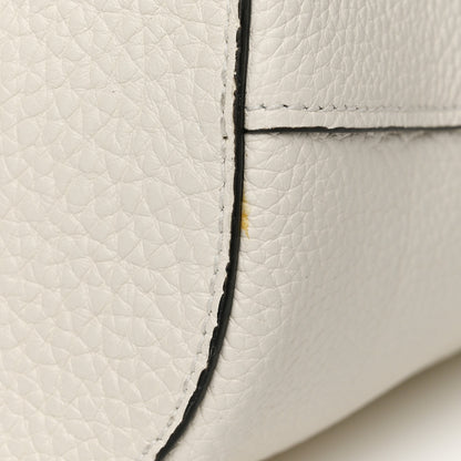 Prada Vitello Phenix Logo Hobo White 11 of 11