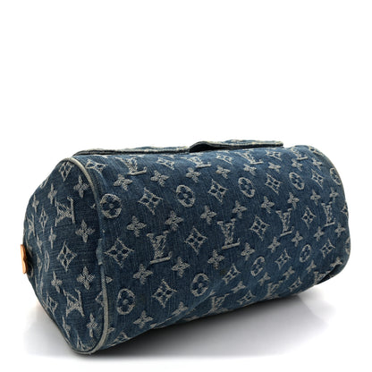 Louis Vuitton Monogram Denim Neo Speedy Blue 4 of 9