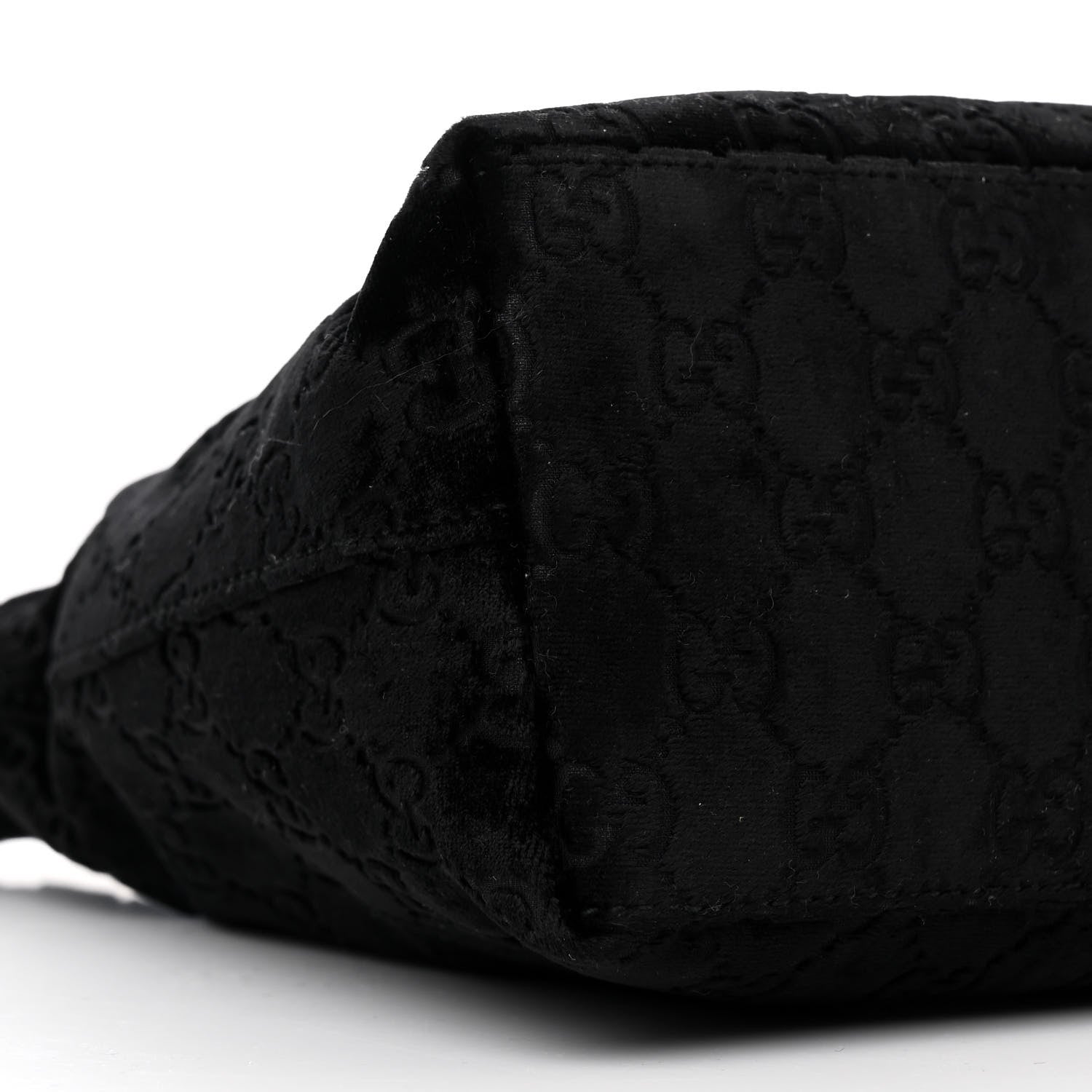 Gucci Velvet Hobo Black 9 of 10