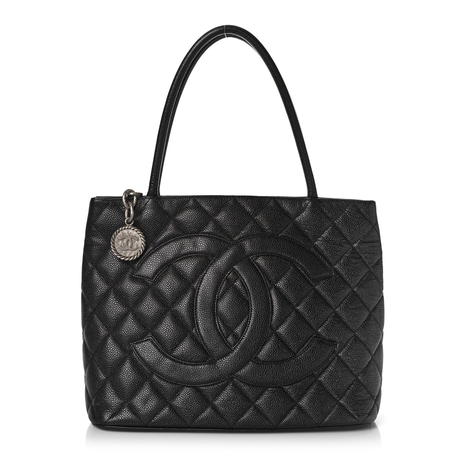 Chanel Caviar Quilted Medallion Tote Black 1 of 10