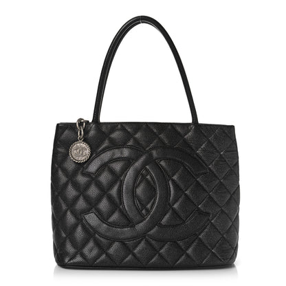 Chanel Caviar Quilted Medallion Tote Black 1 of 10