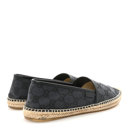 Gucci Monogram Espadrilles 38 Black 5 of 10