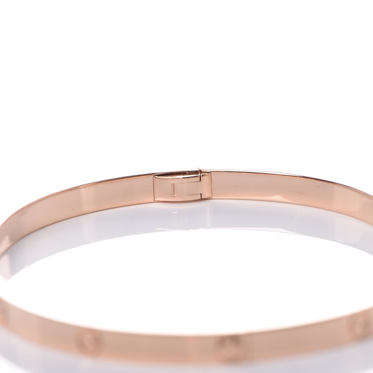 Cartier 18K Pink Gold Small LOVE Bracelet 17 4 of 5