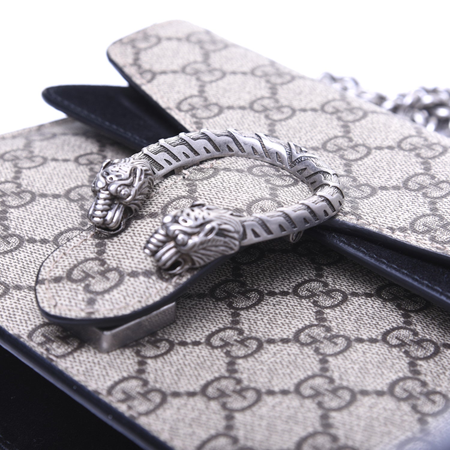 Gucci GG Supreme Monogram Mini Dionysus Shoulder Bag Black 13 of 18
