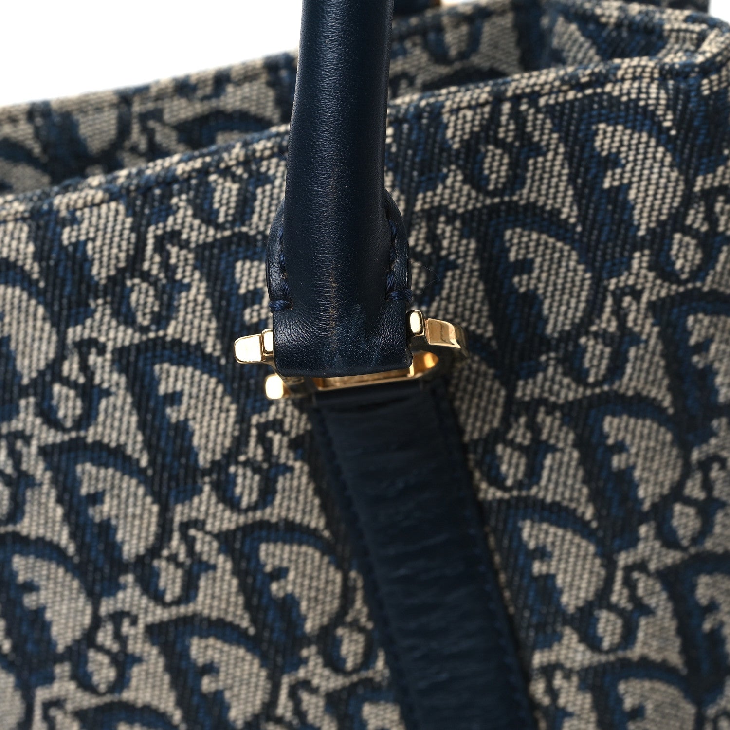 Christian Dior Monogram Tote Blue 11 of 13