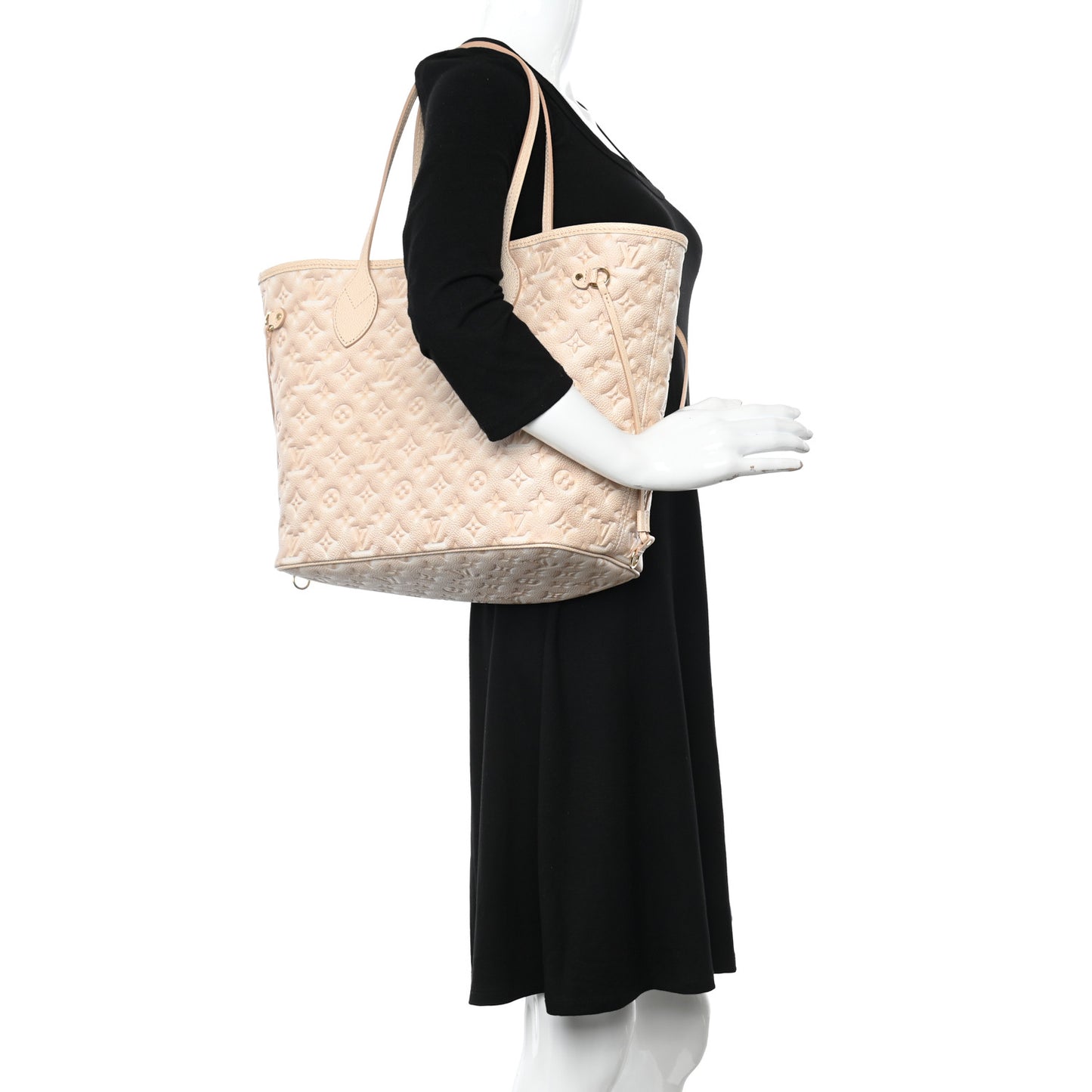 Empreinte Monogram Summer Stardust Neverfull MM Beige Clair
