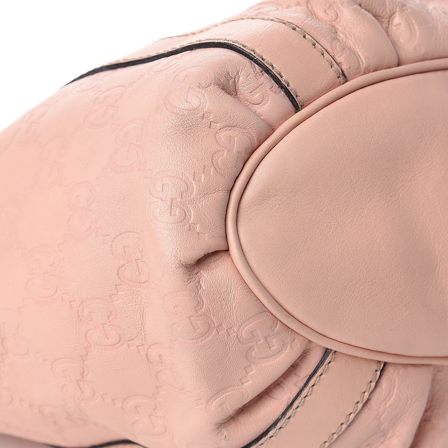 Gucci Guccissima Small Gold D Ring Tote Pink 9 of 17