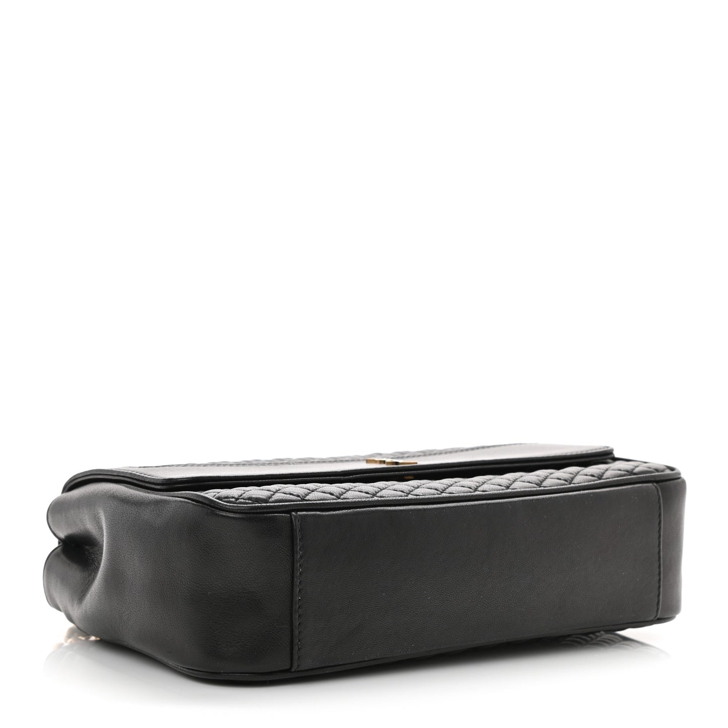 Lambskin Quilted Victoire Shoulder Bag Black