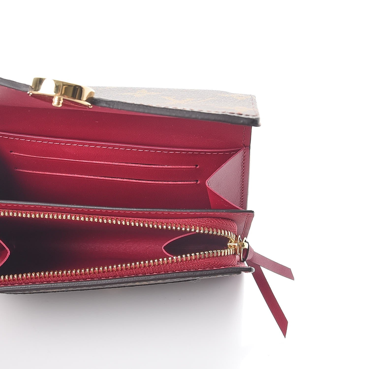 Louis Vuitton Monogram Flore Compact Wallet Fuchsia 5 of 8