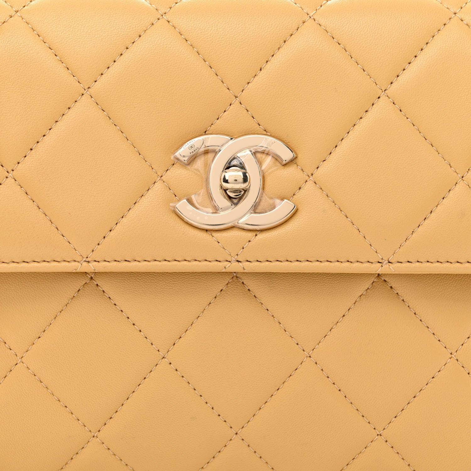 Chanel Lambskin Quilted Small Trendy CC Dual Handle Flap Bag Beige 8 of 10