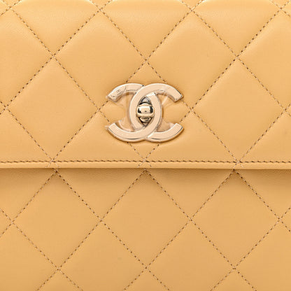 Chanel Lambskin Quilted Small Trendy CC Dual Handle Flap Bag Beige 8 of 10