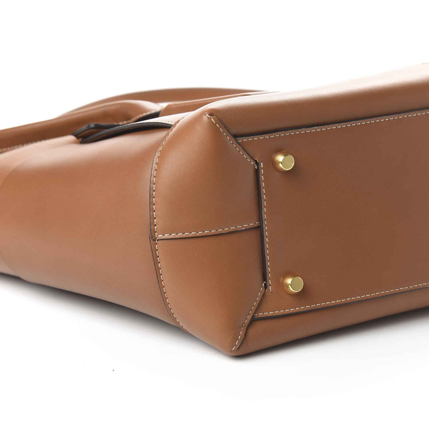 Bottega Veneta French Calfskin Maxi Intrecciato Large Arco Wood 6 of 9